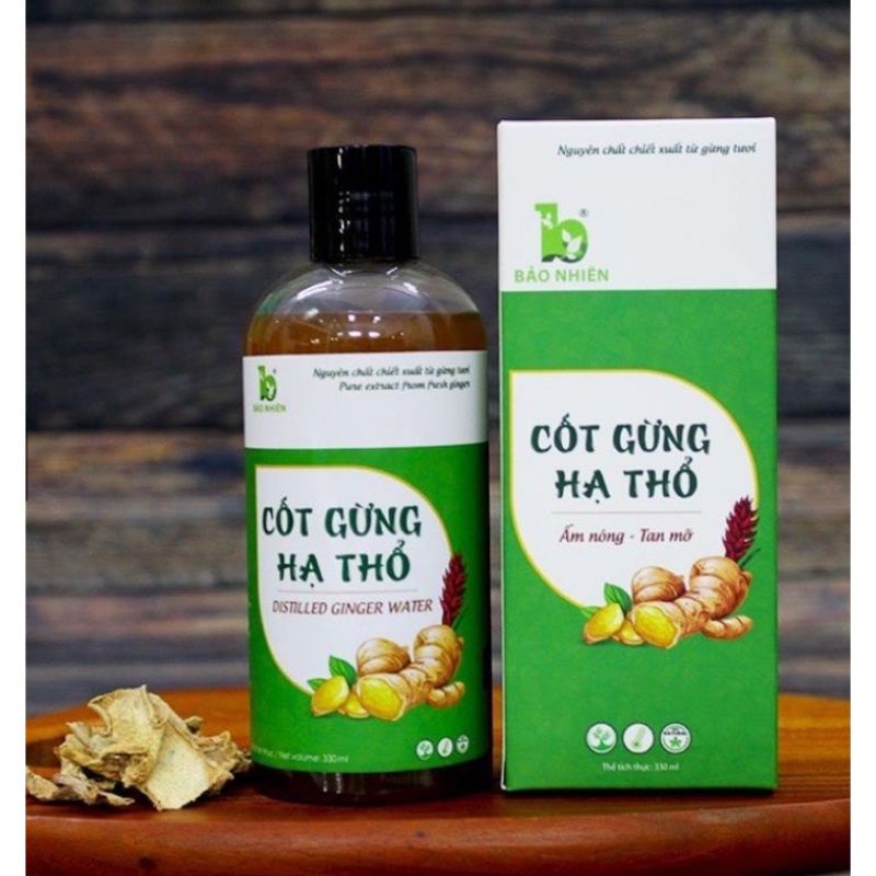 Cốt gừng hạ thổ Bảo Nhiên 330ml (giảm mỡ bụng, giữ ấm...) - [SALE]