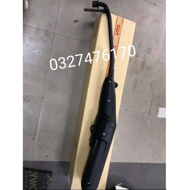 Pô ống xã xe Sirius đời mới màu đen zin yamaha