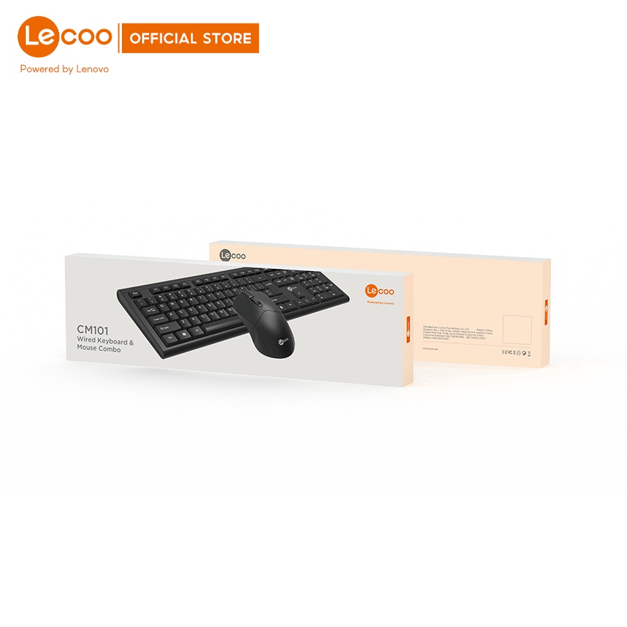 Bộ bàn phím chột máy tính văn phòng Lecoo CM101