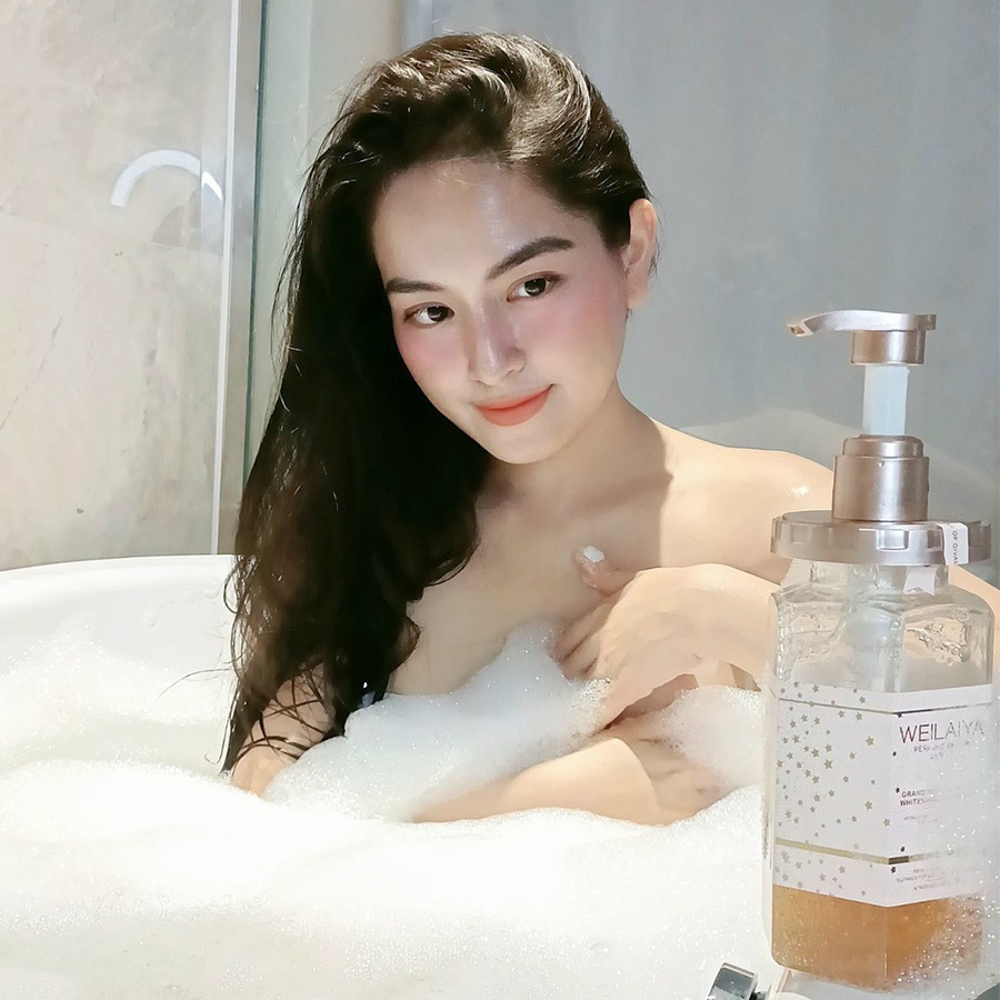 Sữa Tắm Trắng Da Weilaiya Hoka Sữa Tắm Hương Nước Hoa Thơm Lâu Cho Da Nhạy Cảm