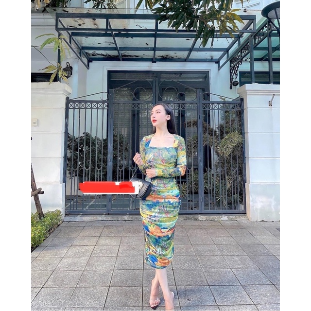 Váy midi nổi bật