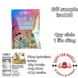 Gói sample 1 lần dùng whey iso100 chính hãng Dymatize