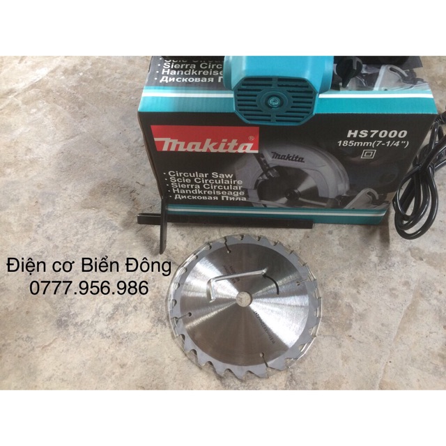 Máy cưa gỗ 🔥FREESHIP🔥 Máy cưa gỗ MAKITA HS 7000-185mm cưa gỗ góc nghiêng 45 độ