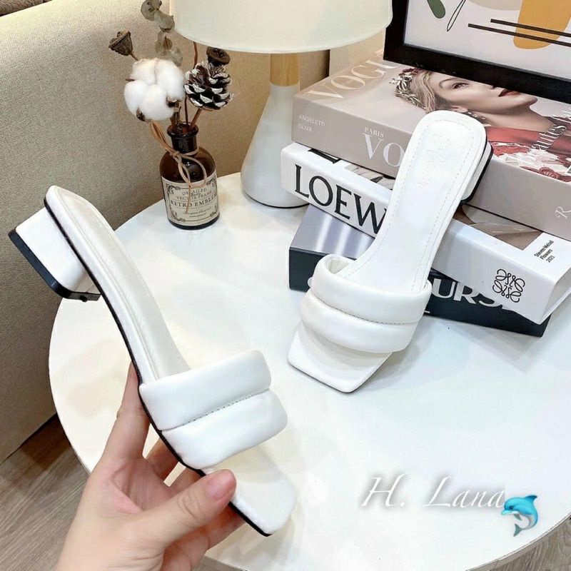Dép quai ngang/ guốc quai ngang, quai phồng 3p siêu xinh