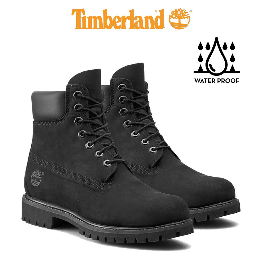 Giày Cổ Cao Nam Cổ Cao Timberland 6-inch Premium Màu Đen TB010073 | BigBuy360 - bigbuy360.vn