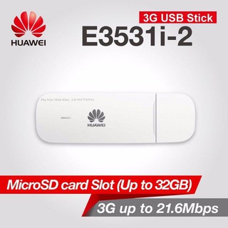 USB/DCOM 3G Huawei E3531 bản kết nối phần mềm đổi IP-Tặng Kèm SIm 4G DATA Cực Khủng