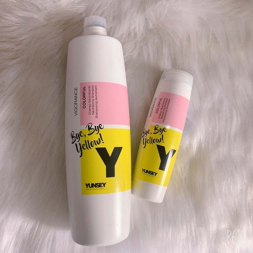 Dầu gội tím triệt ánh vàng Yunsey Bye-Bye Yellow Shampoo 1000ml / 250ml