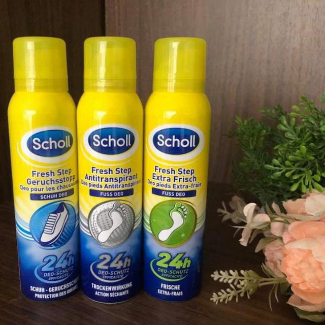 Hàng Đức Xịt khử mùi hôi chân và giầy Scholl