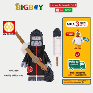 Lego Minifigures Naruto Đồ Chơi Kisame WM2096, Nhựa ABS 1 Khối Nguyên Seal, Kèm Phụ Kiện An Toàn