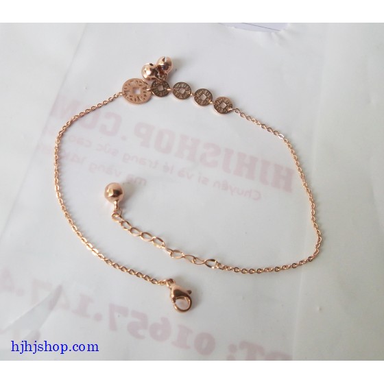 Lắc chân nữ 5 đông xu có chuông kêu | BigBuy360 - bigbuy360.vn