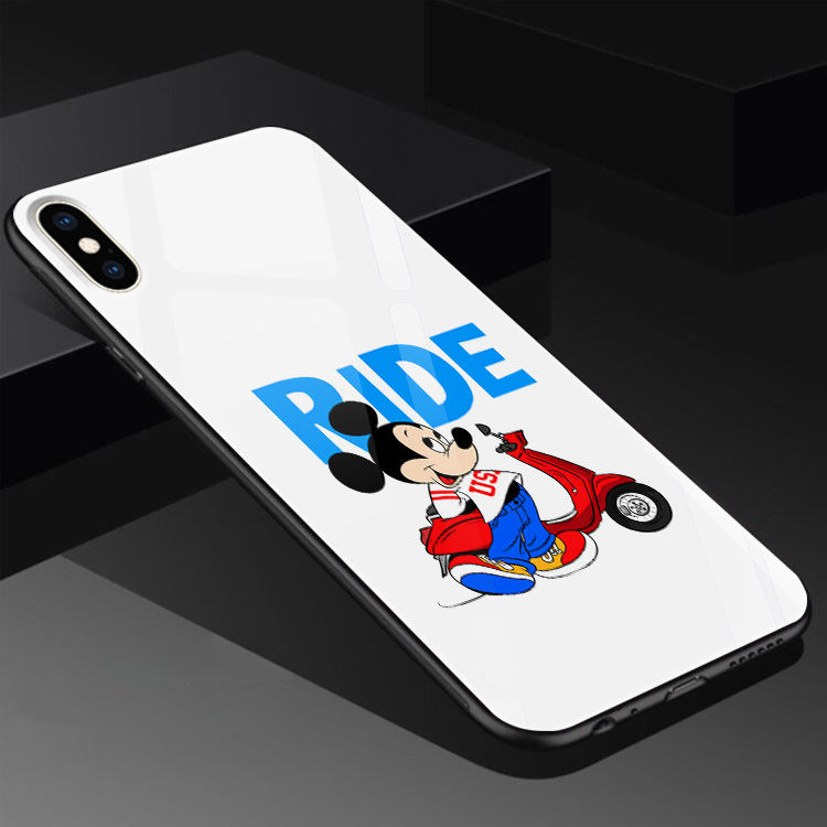 Ốp Iphone Xr In Hình Mickey Ride IPBOX Cho Iphone 12/11/ProMax/6/6S/7/8/Plus/X/Xs/Xr