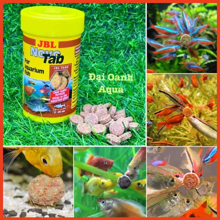 Thức Ăn Viên Dán Cho Cá JBL NOVO TAB- Cám Dính Kính Cho Cá Cảnh