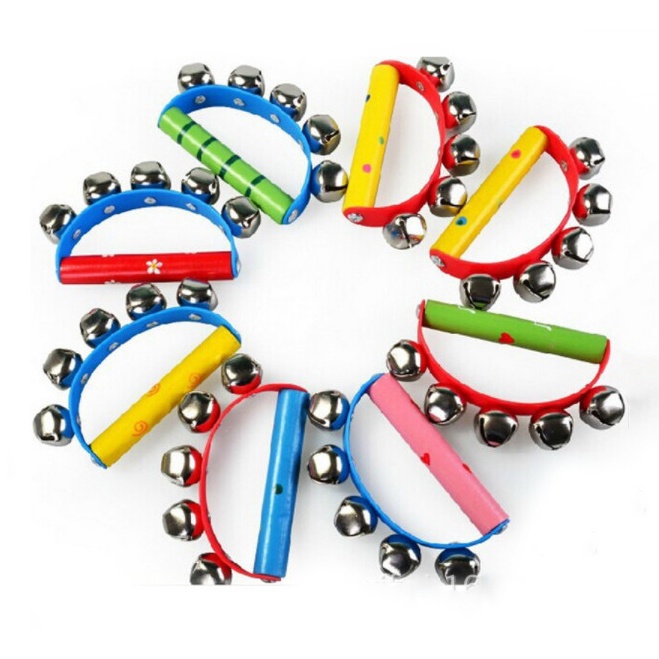Đồ chơi Bapkids, Lục lạc chuông cầm tay cho trẻ sơ sinh và trẻ nhỏ phát triển thính giác