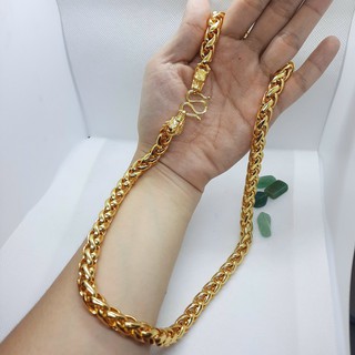 DÂY CHUYỀN INOX MẠ VÀNG BÔNG DỪA ĐẦU RỒNG THOIÈ TRANG CHO NAM