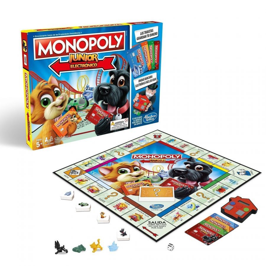 Bộ Trò Chơi Cờ Tỷ Phú - Ngân hàng điện tử Junior MONOPOLY E1842