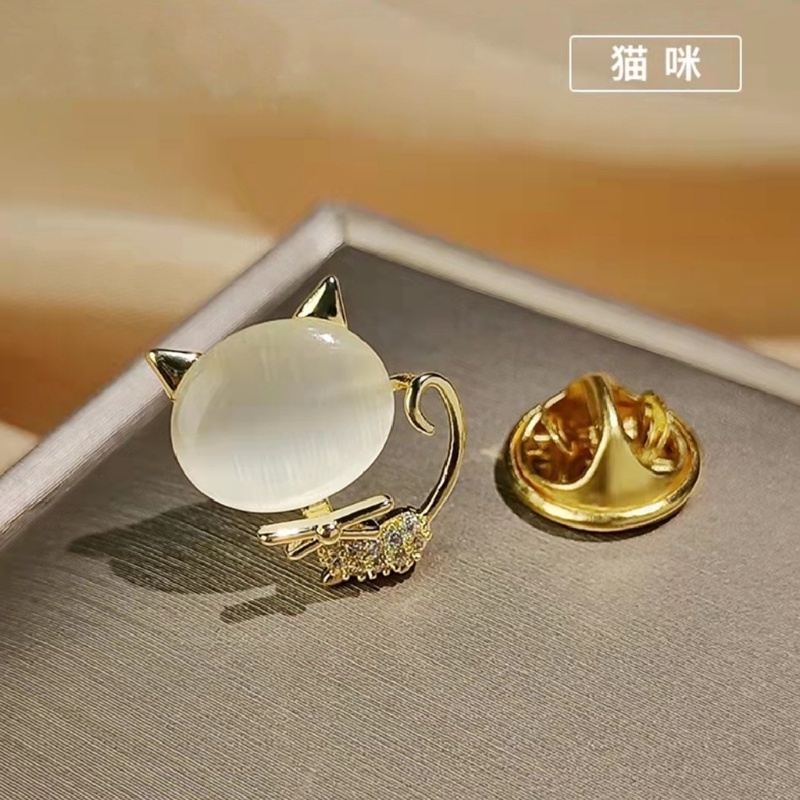 Ghim Cài Áo Hình Hoa Đính Đá Zircon Thời Trang Cho Nữ