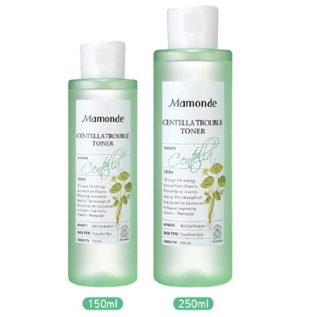 Nước Hoa Hồng Toner Rose/ Centella Mamonde