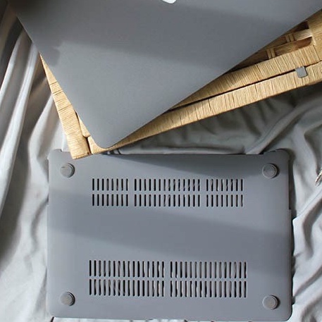 (Macbook mới nhất) Case macbook, Ốp Macbook Màu Xám chống trầy xước, va đập cho máy/ Macbook air, macbook pro