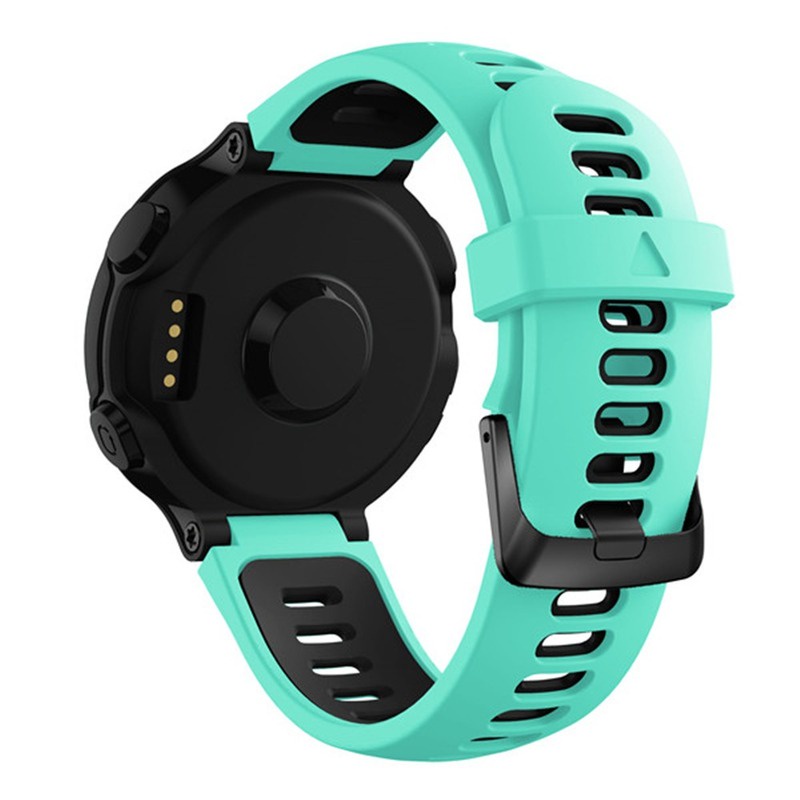 Dây đeo thay thế màu sắc thời trang cho đồng hồ thông minh Garmin Forerunner 235 Lite 230 620 630 735 XT