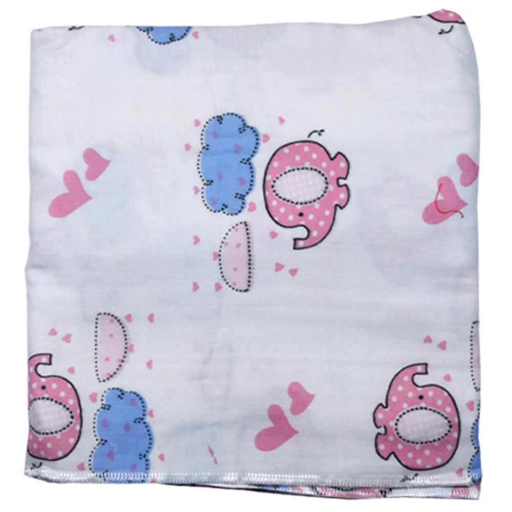 KHĂN TẮM COTTON SỢI TRE 2 LỚP 75X68cm