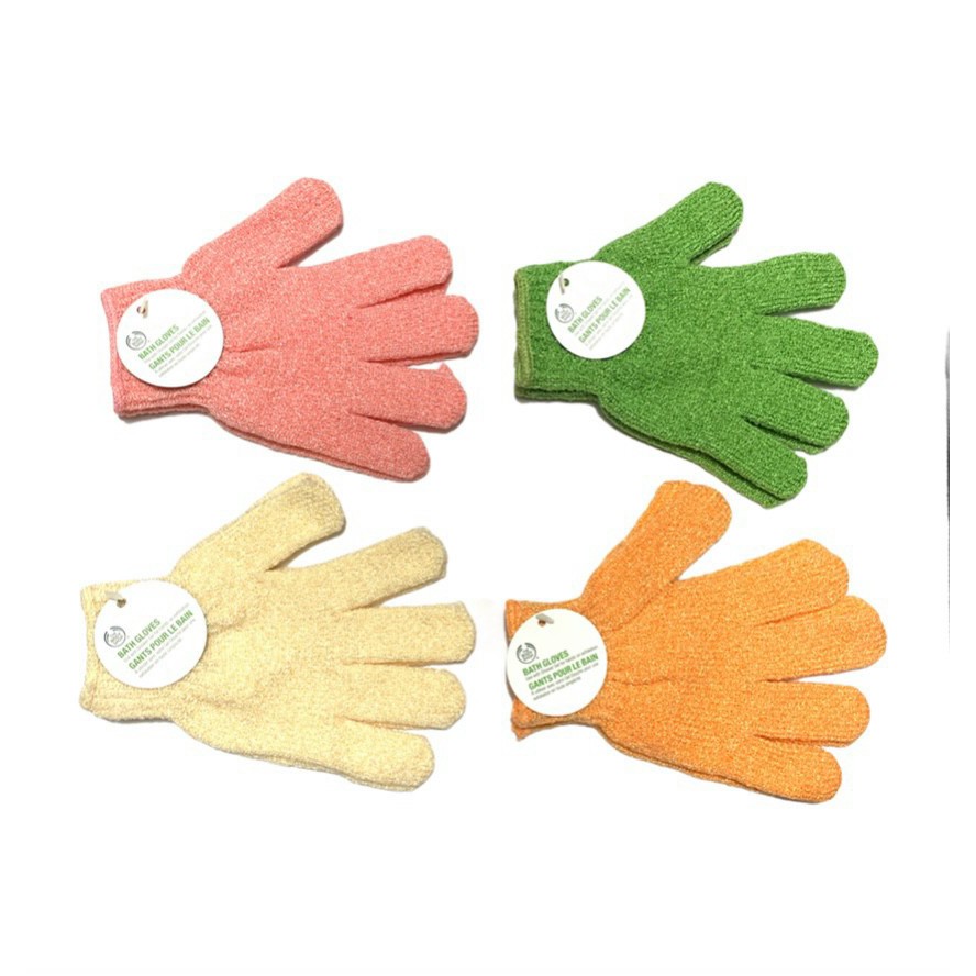 Găng tắm tẩy da chết Exfoliating Bath Gloves The Body Shop