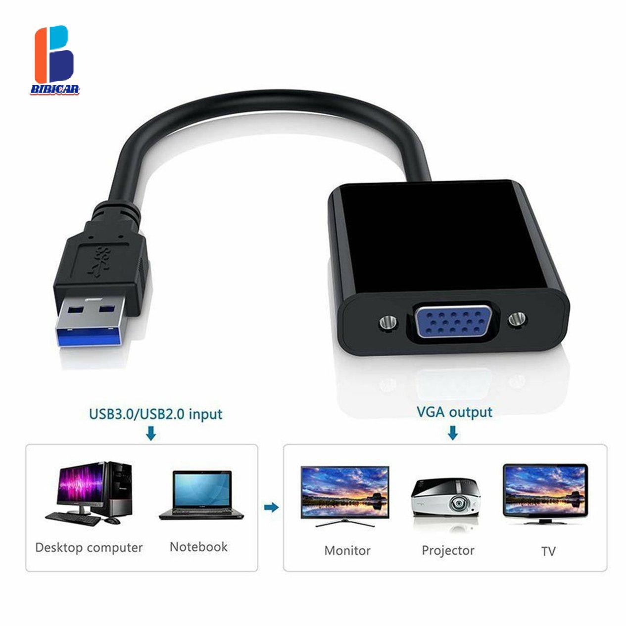 Đầu Chuyển Đổi Usb 2.0 / 3.0 Sang Vga | BigBuy360 - bigbuy360.vn