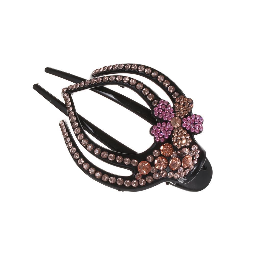 Kẹp Tóc Họa Tiết Hoa / Trái Tim Lấp Lánh Xinh Xắn