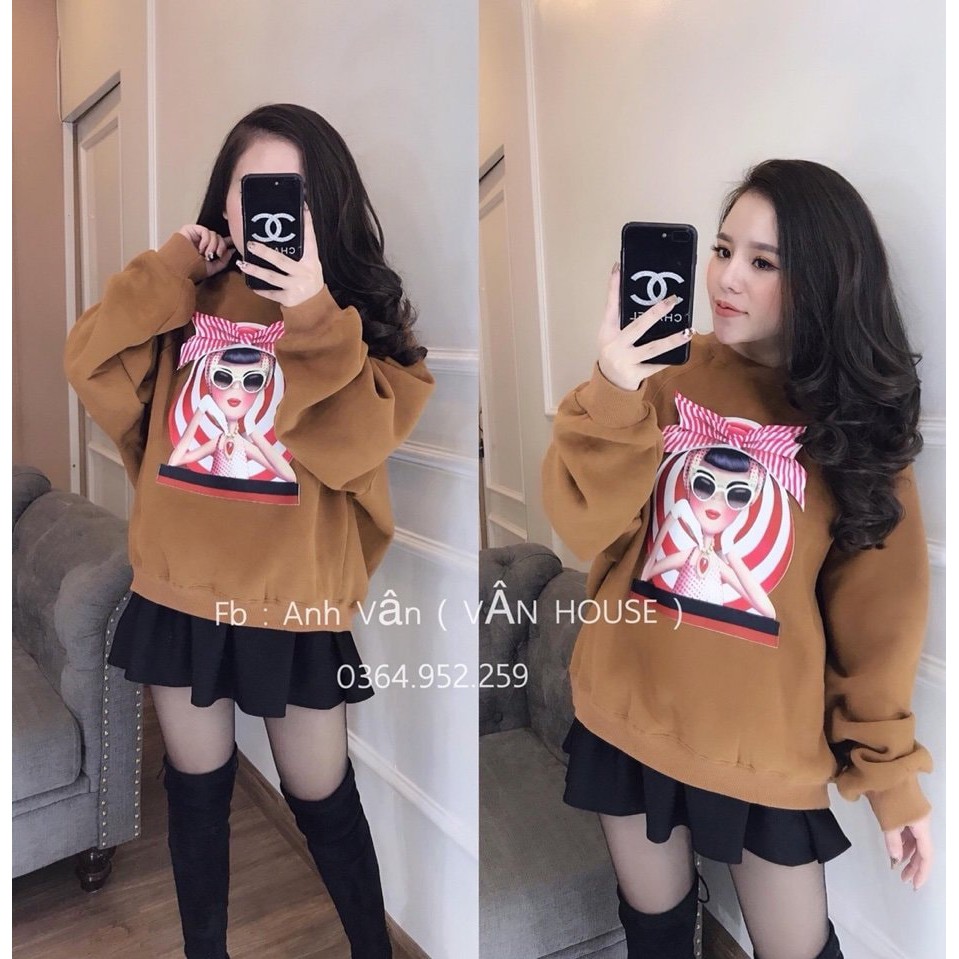 Áo nữ hình cô gái da lộn