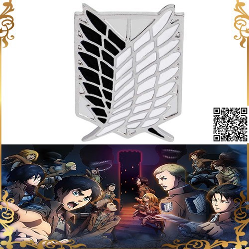 1425 Huy hiệu Trinh Sát Binh Đoàn trong Anime Attack On Titan