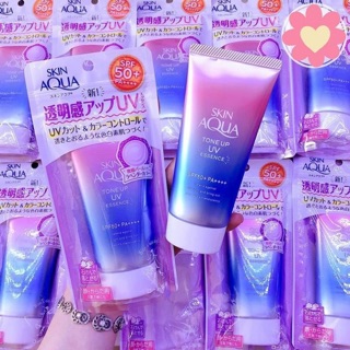 (Bill- sẵn) Kem chống nắng nâng tone Skin Aqua Tone Up UV SPF 50+ PA++++ Nhật Bản