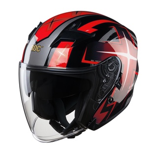 Mũ bảo hiểm ROC R02 2 kính, tem V3 (tặng khoá số)