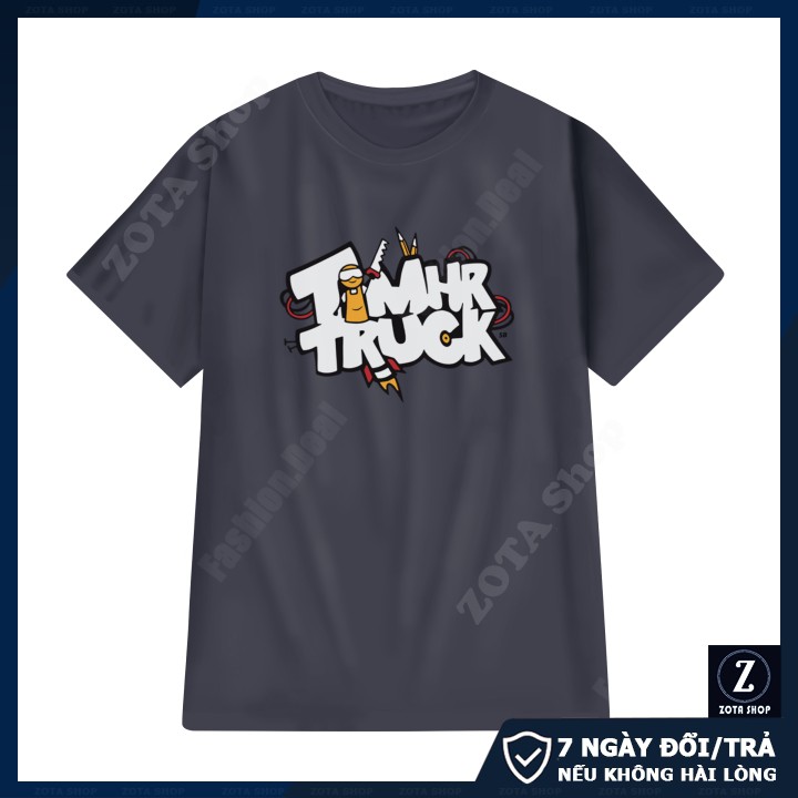 Áo thun nam tay lỡ form rộng ,  áo thun unisex ZOTA in TRUCK NTL12.3 | BigBuy360 - bigbuy360.vn