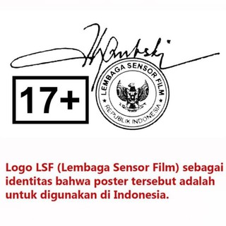 Poster Phim Indonesian 68x100 cm X