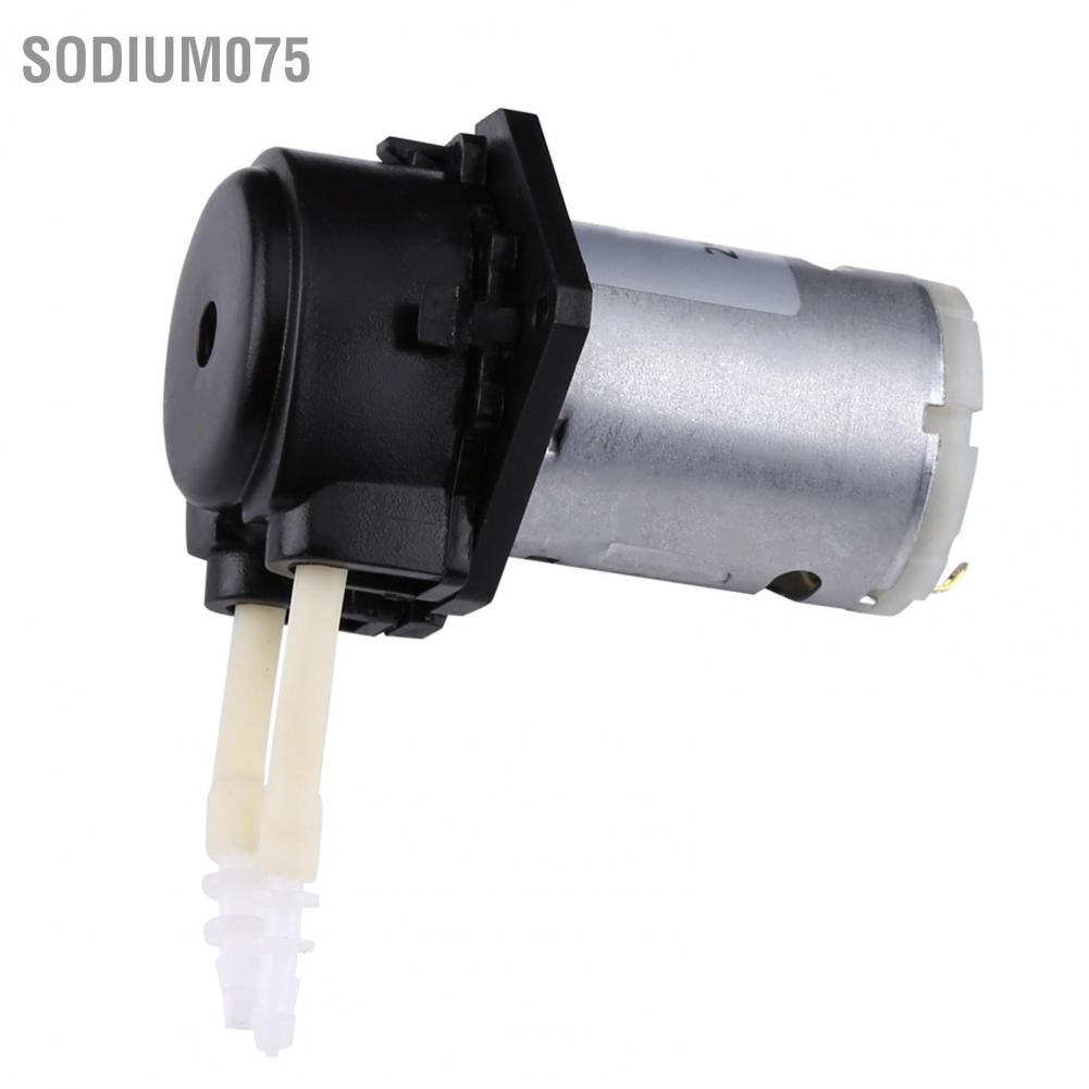 Sodium075 Dosing Pump 12V DC Peristaltic Liquid Hose Head for Aquarium Lab