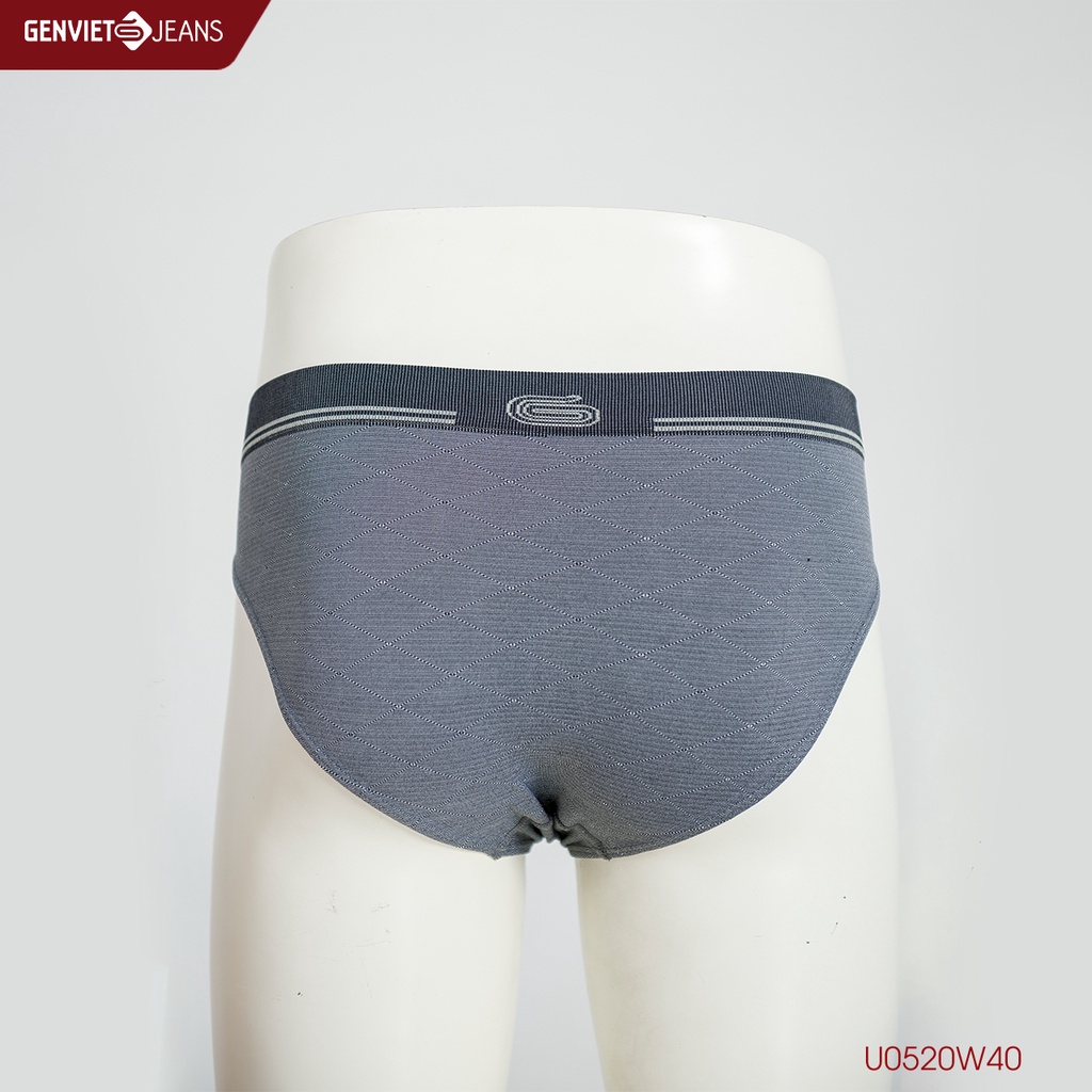 Quần Sịp Lót Nam Genviet Jeans Plus Dáng Tam Giác Chất Liệu Cotton Co DãU0520W40