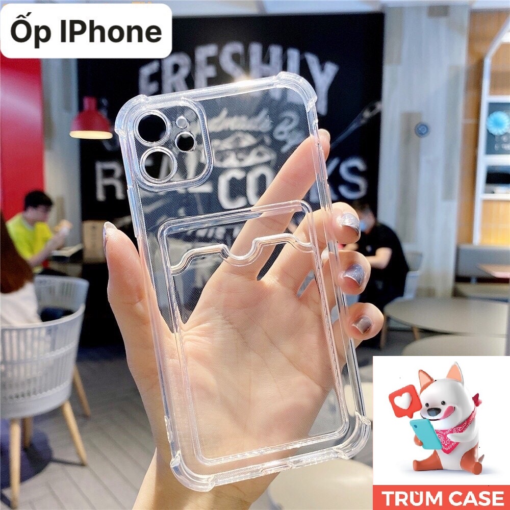 Vỏ bao ⚡Ốp Lưng iphone - ốp iphone ⚡chống sốc kèm ví thẻ full ip 6s-6 plus/ 7 plus, /X,XS/XSMAX/ 11 pro max/11/12/13