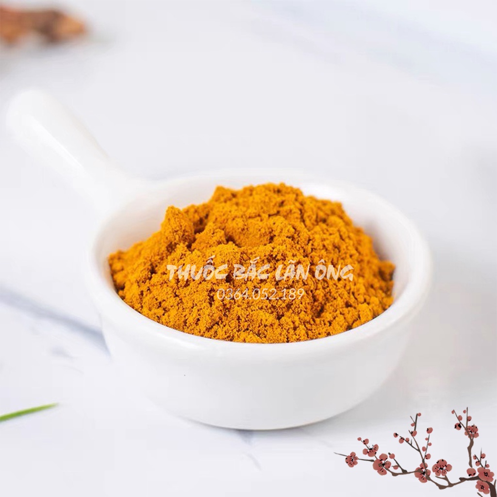 Bột dành dành nguyên chất 100g (Bột tạo màu tự nhiên, hạt dành dành, chi tử) - Thuốc Bắc Lãn Ông