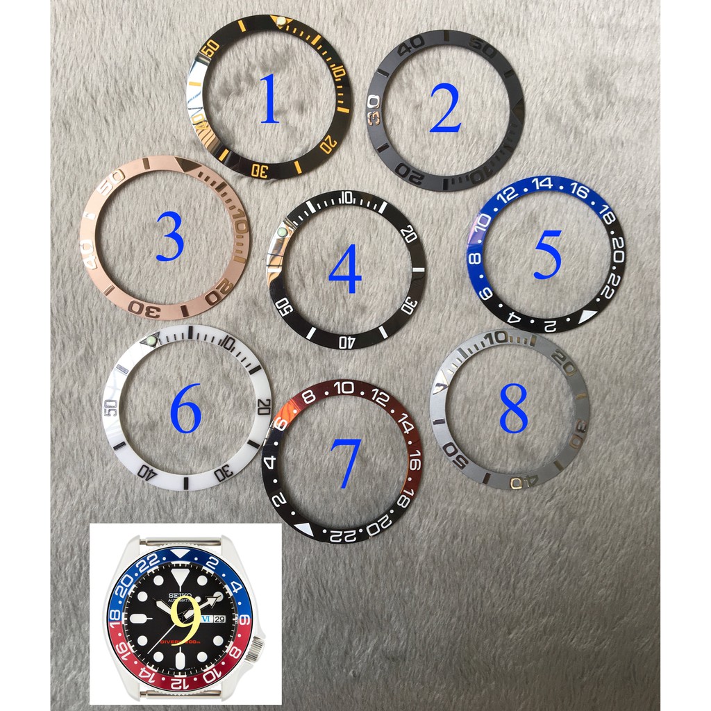 Bezel insert ceramic cho đồng hồ seiko skx007, skx009 | Shopee Việt Nam