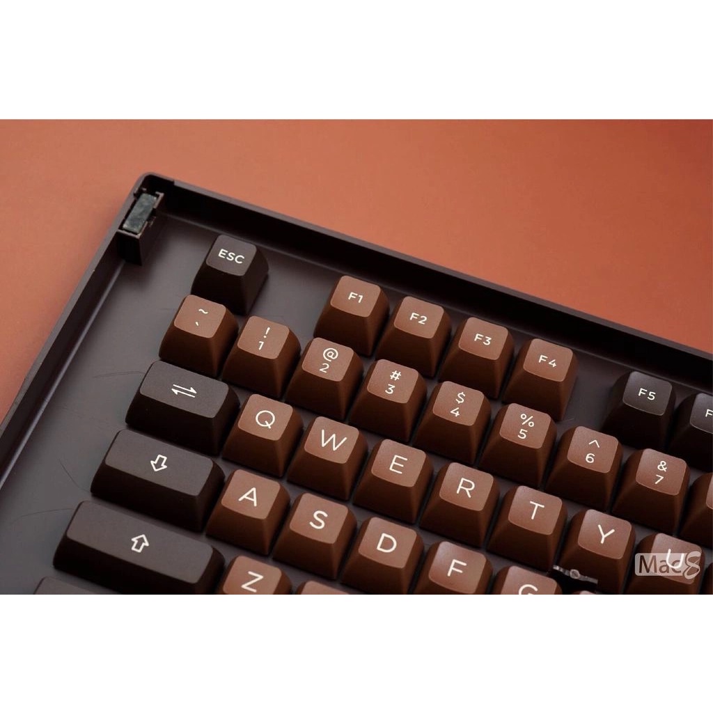 Nút bàn phím Akko keycap set - Chocolate (PBT Double-Shot/ASA profile/158 nút)