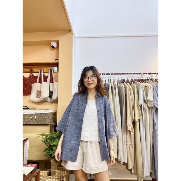 Áo sơmi tay lửng