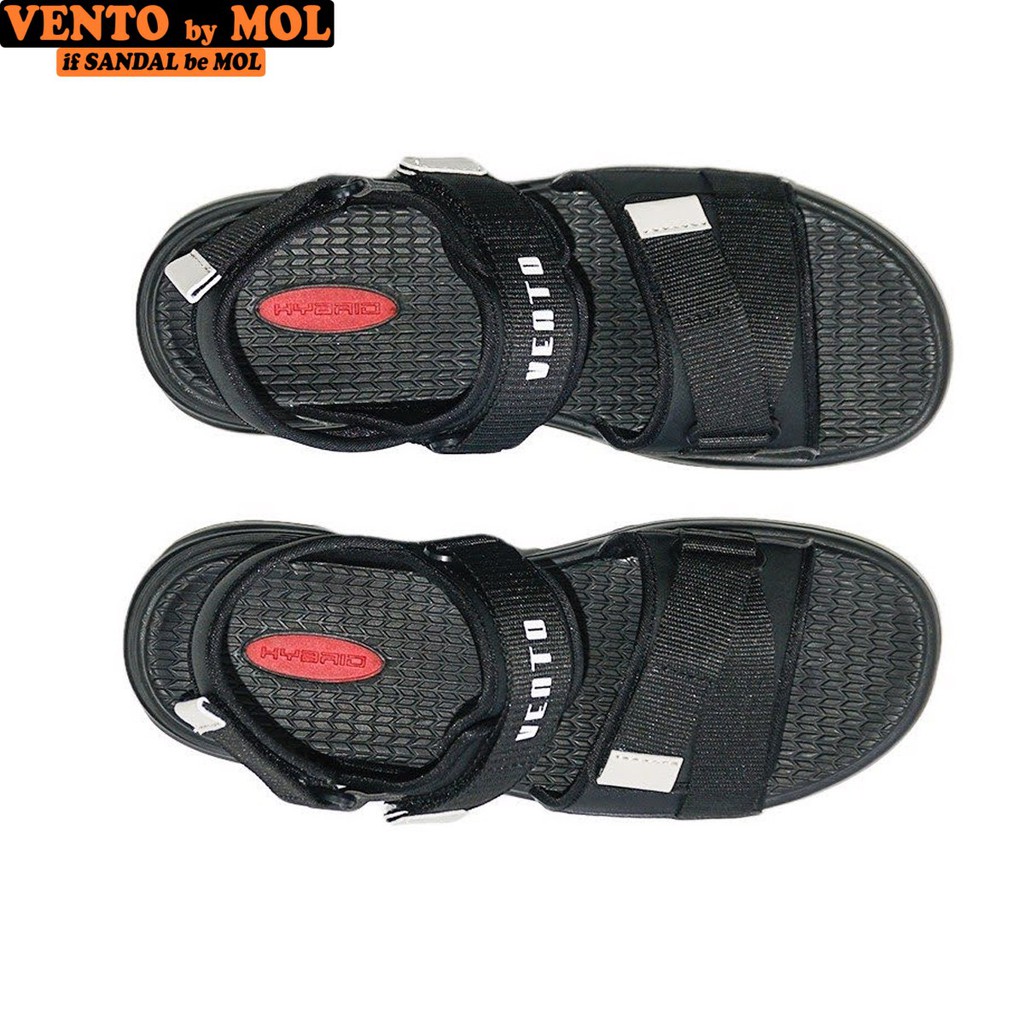 Giày sandal Vento nam quai ngang bản to có quai hậu điều chỉnh được mang đi học đi biển du lịch NB57B