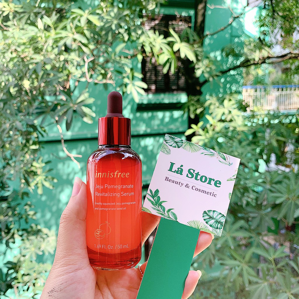 Tinh Chất dưỡng Lựu Đỏ Innisfree Jeju Pomegranate Revitalizing Serum 50ml Sáng Da, Ngăn Chặn Lão Hóa