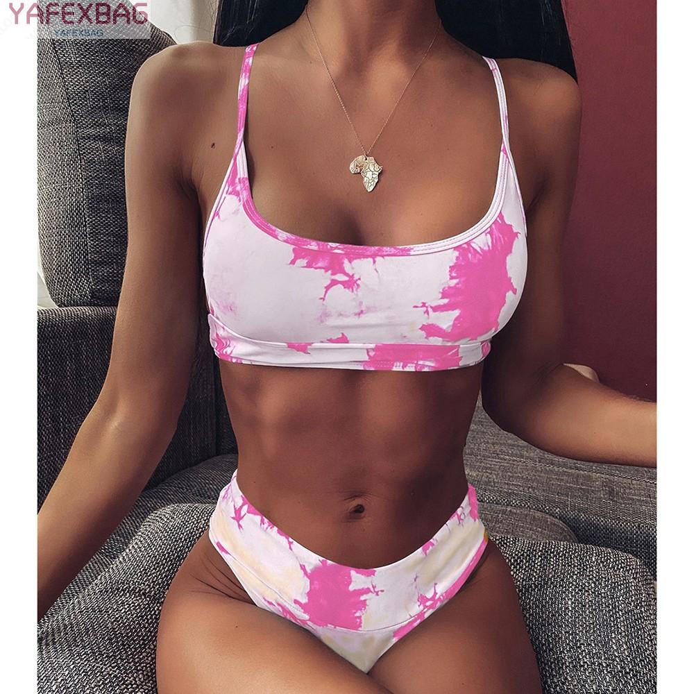 Women Brazilian Bikini Set Printed Push Up Padded Swimwear Swimsuit Bathing Suit