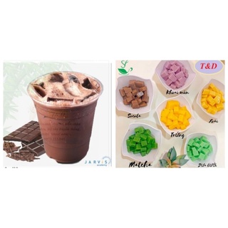 Combo 2 sét trà sữa pudding 4 vị