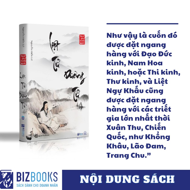 Sách - Liệt Tử Dương Tử - Nguyễn Hiến Lê (Tuyển Tập Bách Gia Tranh Minh)