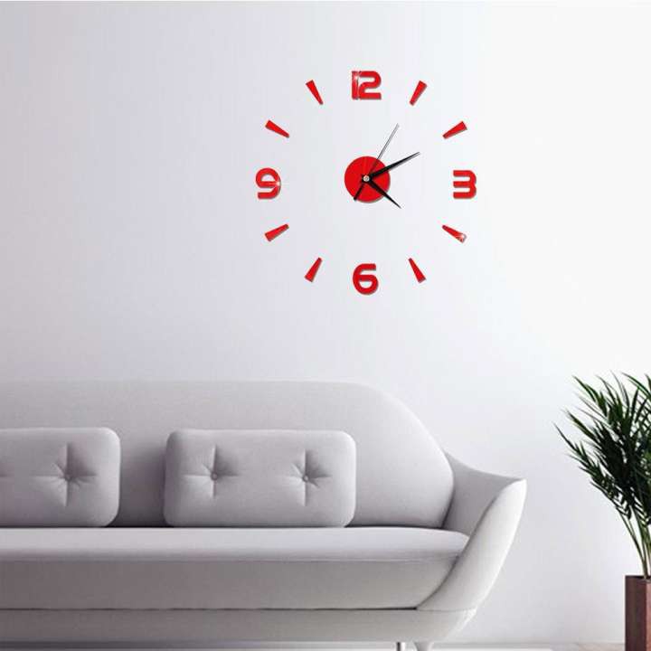 đồng hồ dán tường kim loại 70*110cm. kim dài 39cm, kim ngắn 31cm,