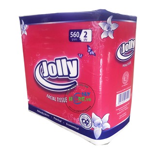 Khăn giấy Jolly 560gram 2 lớp