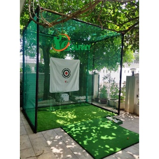 COMBO FULLSET KHUNG LỒNG + THẢM TẬP SWING & PUTTING GOLF TẠI NHÀ – GIẢI PHÁP TẬP LUYỆN HOÀN HẢO!
