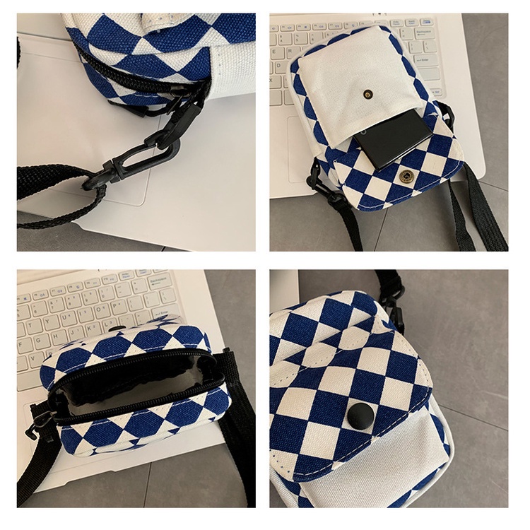 Túi Đeo Chéo Canvas Heliza Phong Cách Hàn Quốc Mới 2022 SC1634