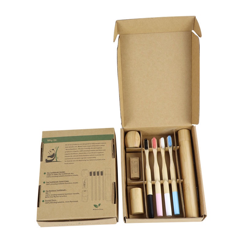 Bộ bàn chải ONGTRE dùng để đi du lịch, cắm trại tặng bàn bè người thân